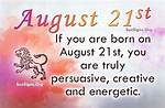 August 21 Famous Birthdays - Sunsigns. Org