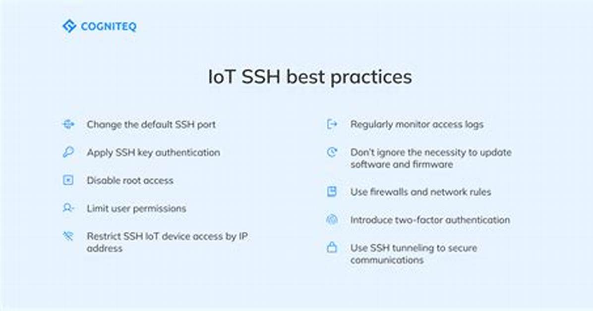 Best Ssh for Iot Devices: Secure Remote Access & Management