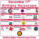 December 17 Zodiac Horoscope Birthday Personality