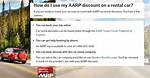 Does Aarp Get Any Car Rental Discounts?