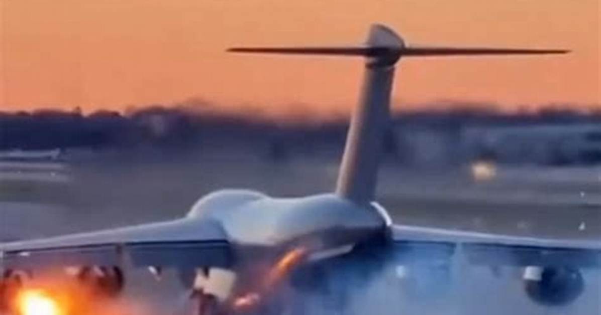Engine Failure Caught on Cctv