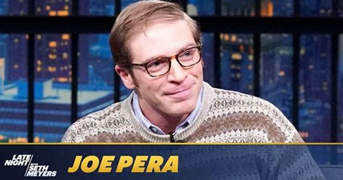Joe Pera Appeared on Conan Last Night to Joke About His Very Tall Sons |