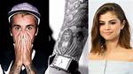 Justin Biebers Selena Gomez Tattoo Is Still on His Wrist Awkward? Hollywood Life