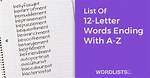 List of 12 Letter Words Ending with 'Ion'