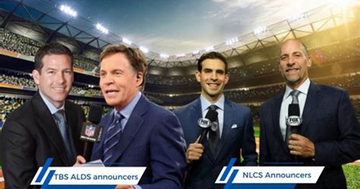 Mlb on Tbs Baseball Announcers, Get the List of Announcers Here