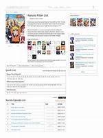 Naruto: Ultimate Filler Episode Guide